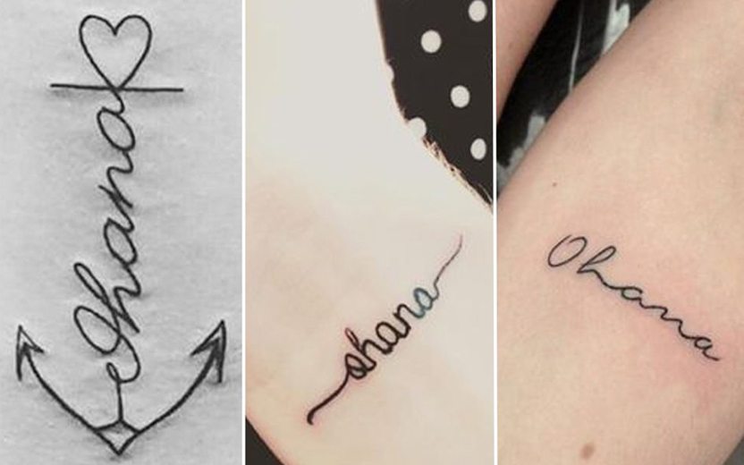 tatuagem ohana