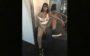 Rihanna usando macacão transparente
