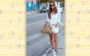 Look com camiseta amarradinha