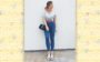 Look com camiseta amarradinha