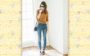 Look com camiseta amarradinha