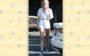 Miley Cyrus usando camiseta amarradinha