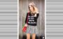 Look preto e branco