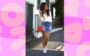 Look com saia jeans e camisa