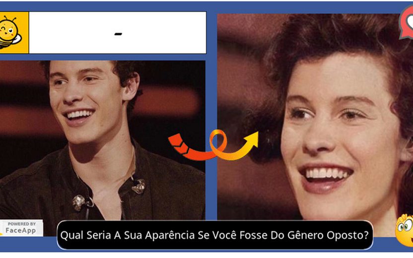 Famosos se fossem do sexo oposto Shawn Mendes