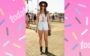Look top cropped com shorts