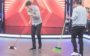 Zé Felipe se transforma em gari no programa Hora do Faro