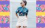Flavia Pavanelli com camisa estampada