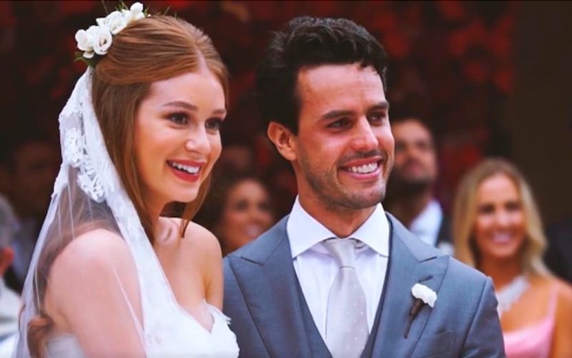 Marina Ruy Barbosa mostra álbum com fotos de seu casamento