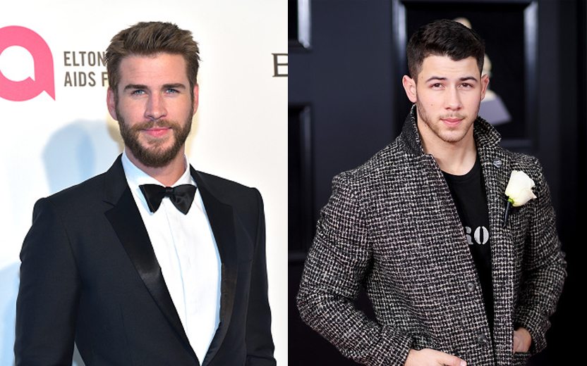 Duelo de Gatos: Liam Hemsworth ou Nick Jonas?