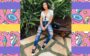 Flavia Pavanelli com look casual