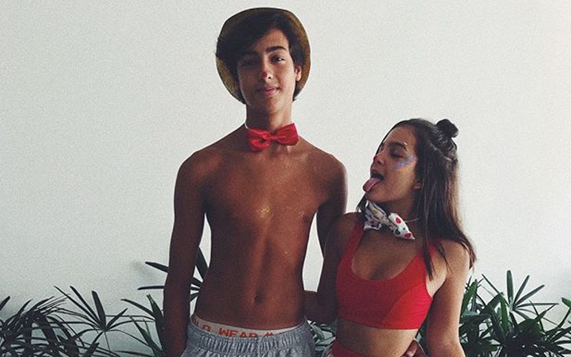 Mel Maia e namorado