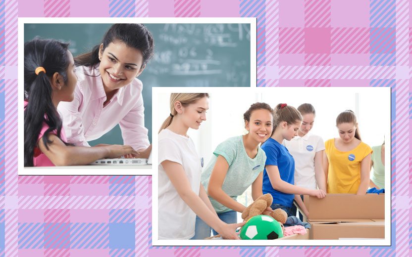 Profissões que ajudam as pessoas: professor e voluntário