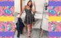 Flavia Pavanelli com vestido rodado