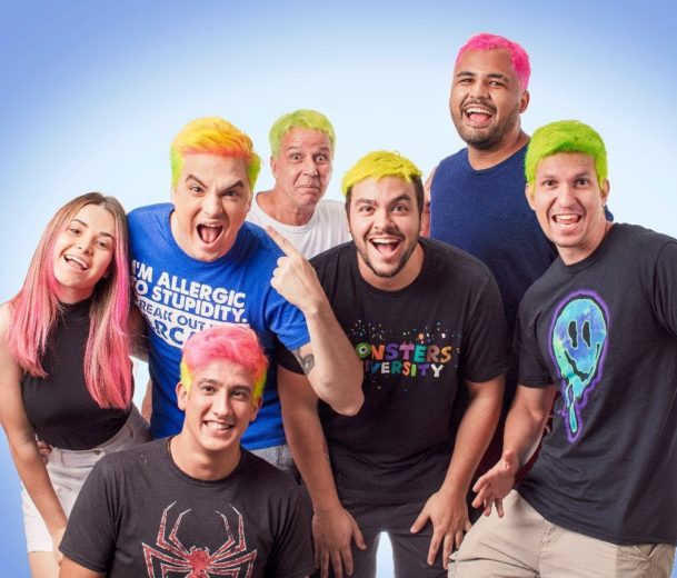 Família Neto pintou o cabelo