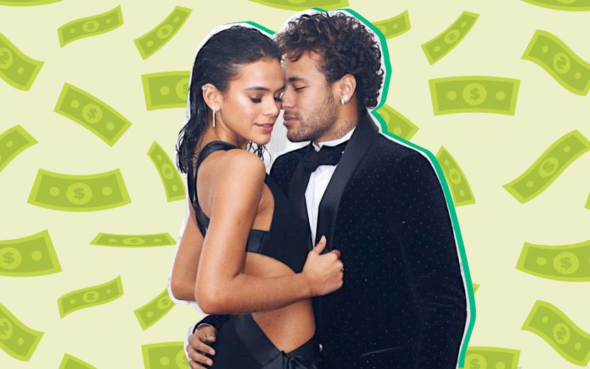 cachê de Bruna Marquezine e Neymar