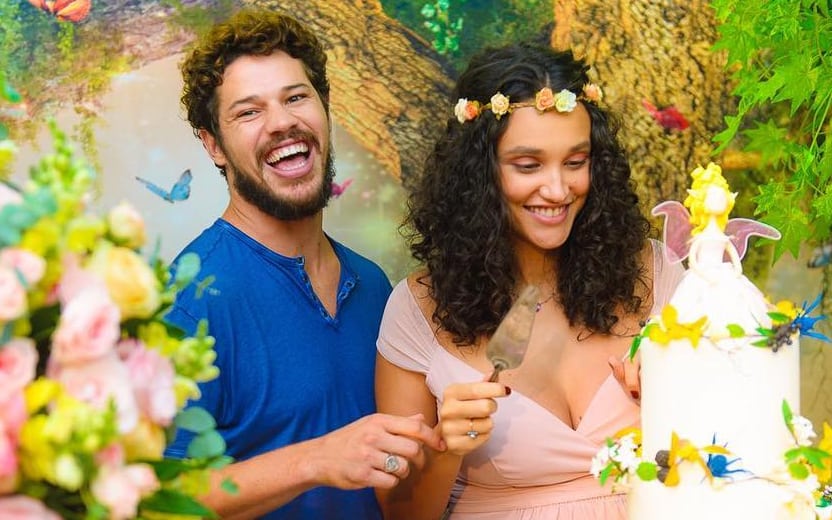 José Loreto, Débora Nascimento e a filha