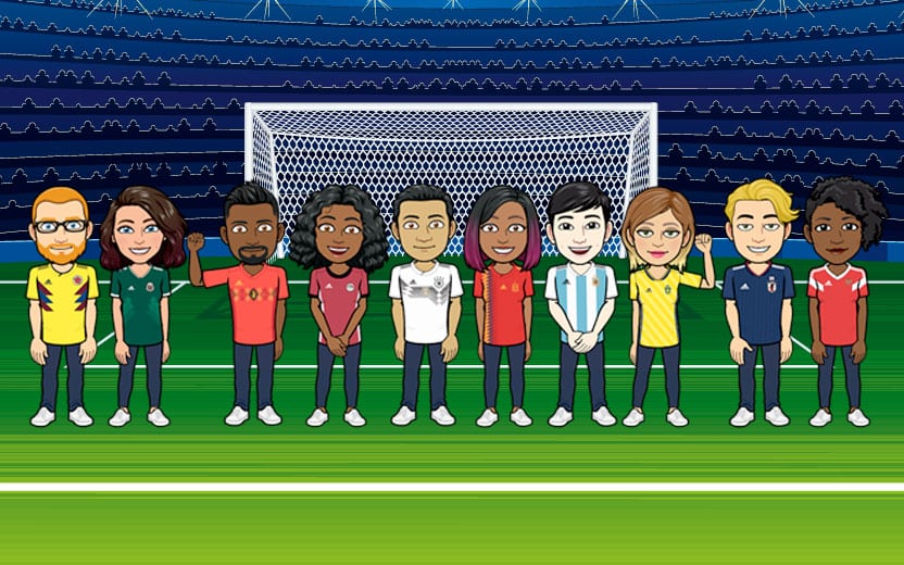 Bitmoji da Copa