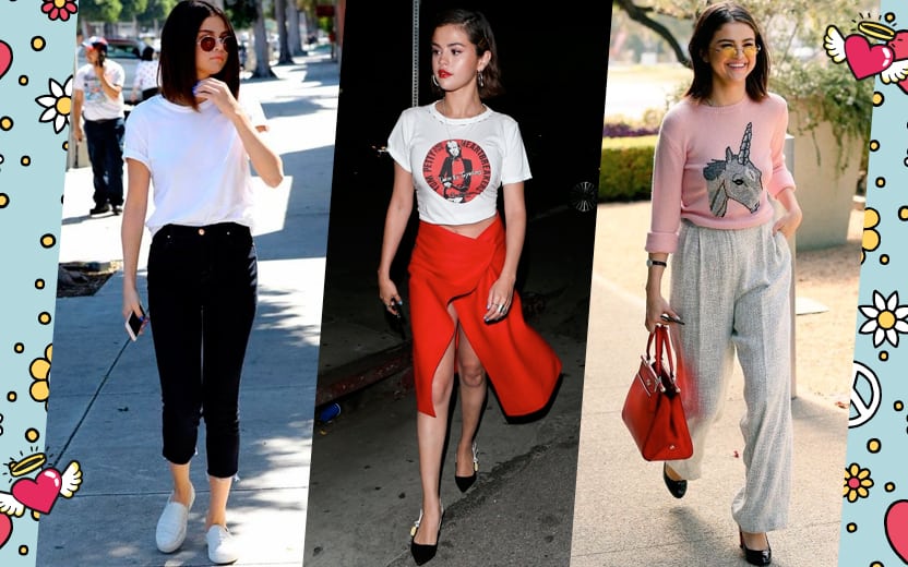 looks de selena gomez