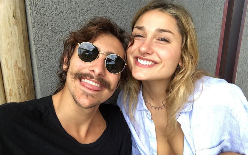 Sasha e Bruno Montaleone em Noronha