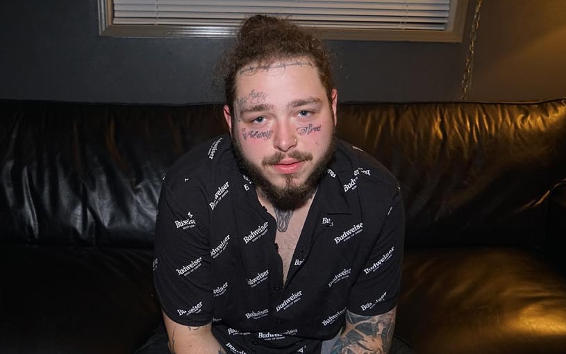 falha no avião de Post Malone