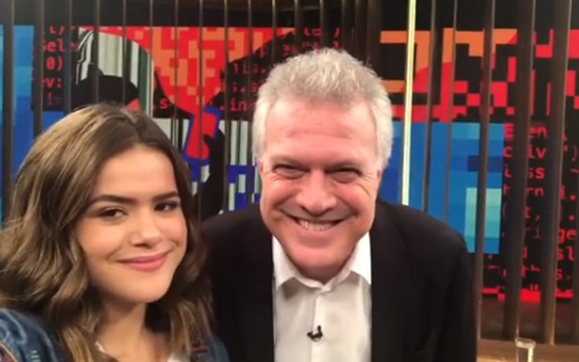 Maisa conta segredos no Programa do Bial