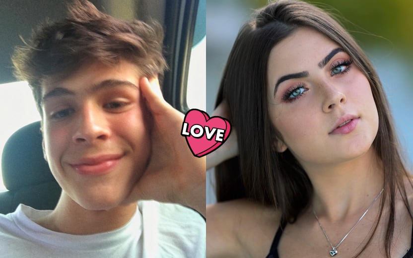 João Guilherme e Jade Picon namorando