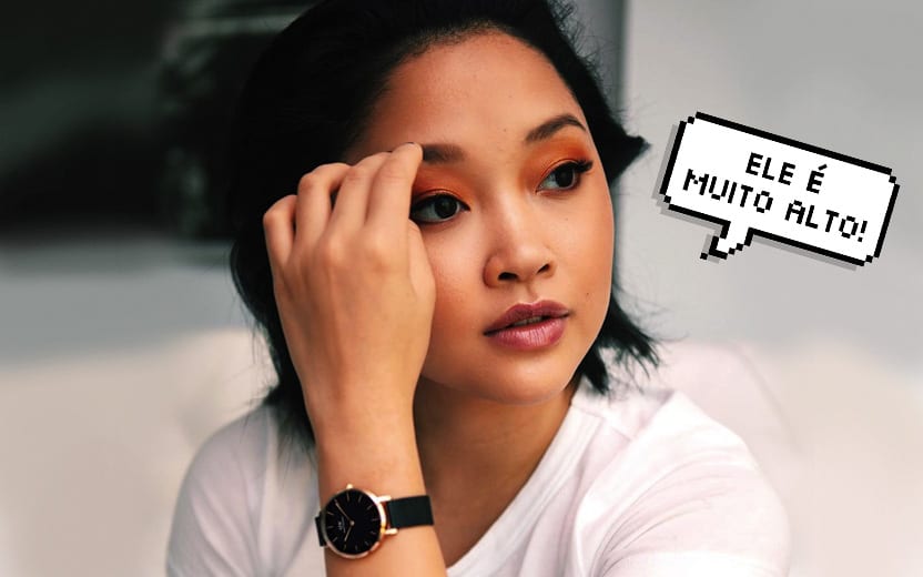 diferença de altura entre Noah Centineo e Lana Condor