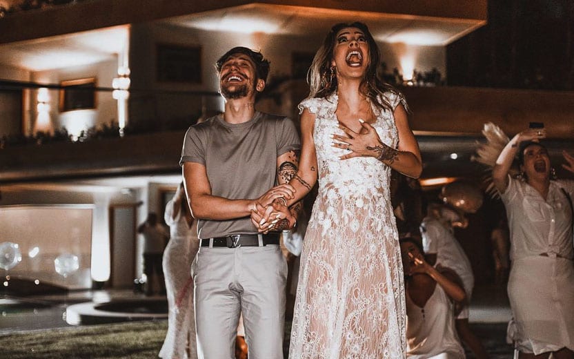 Gabi e Saulo Pôncio fazem chá de revelação