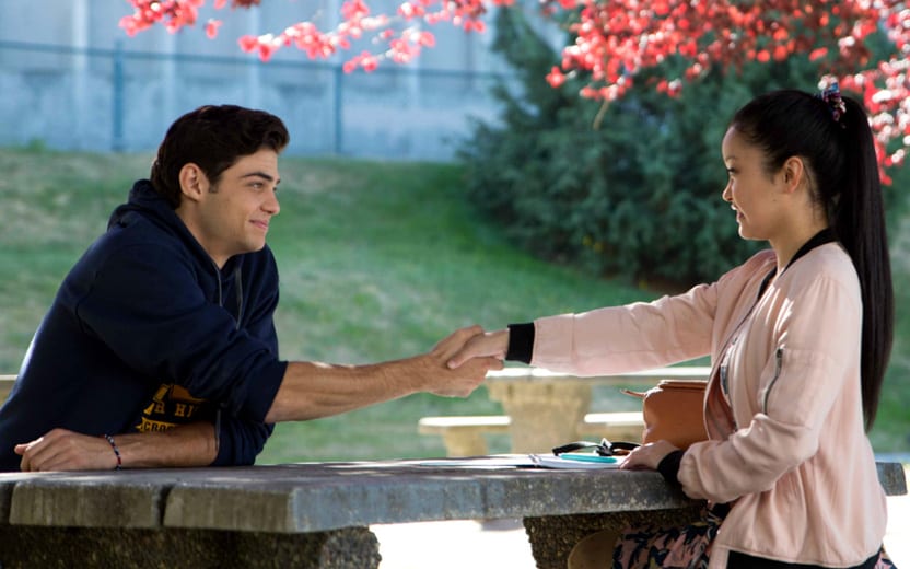 Lara Jean e Peter Kavinsky separados