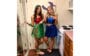 Fantasia de carnaval com amiga
