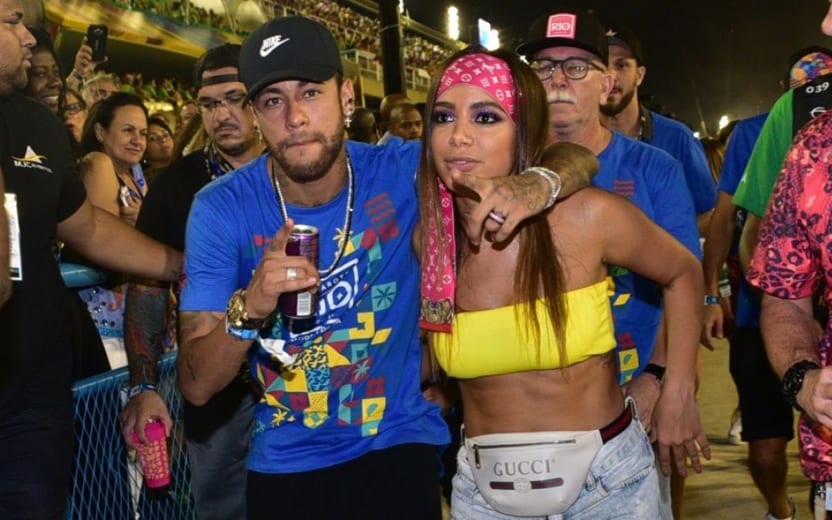 beijo de Anitta e Neymar