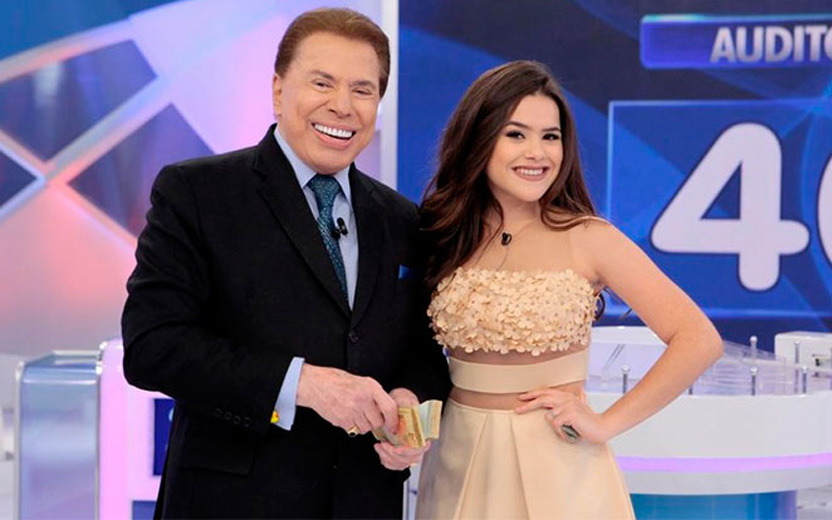Silvio Santos e Maisa