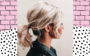 penteado para cabelo médio e curto