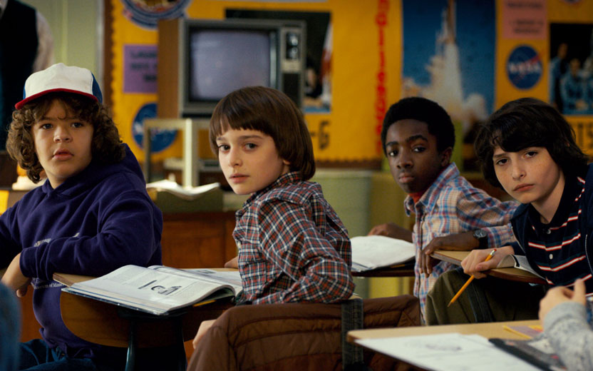plágio em stranger things