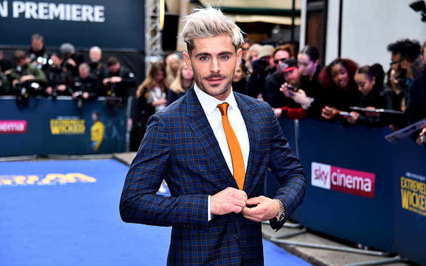 Zac Efron no Guardiões da Galáxia Vol. 3