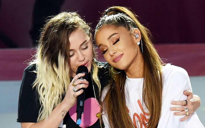 miley cyrus e ariana grande