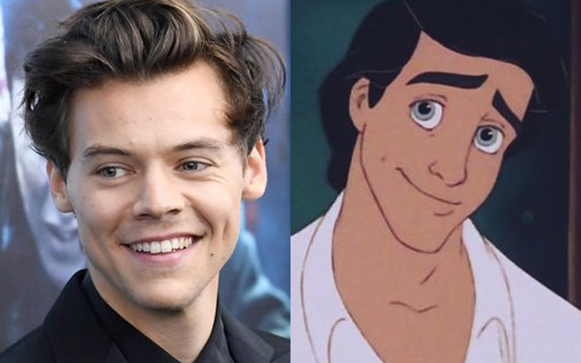 harry styles em a pequena sereia