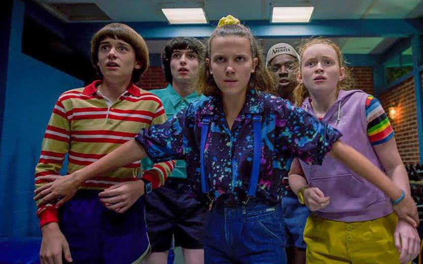 erros de gravação de Stranger Things