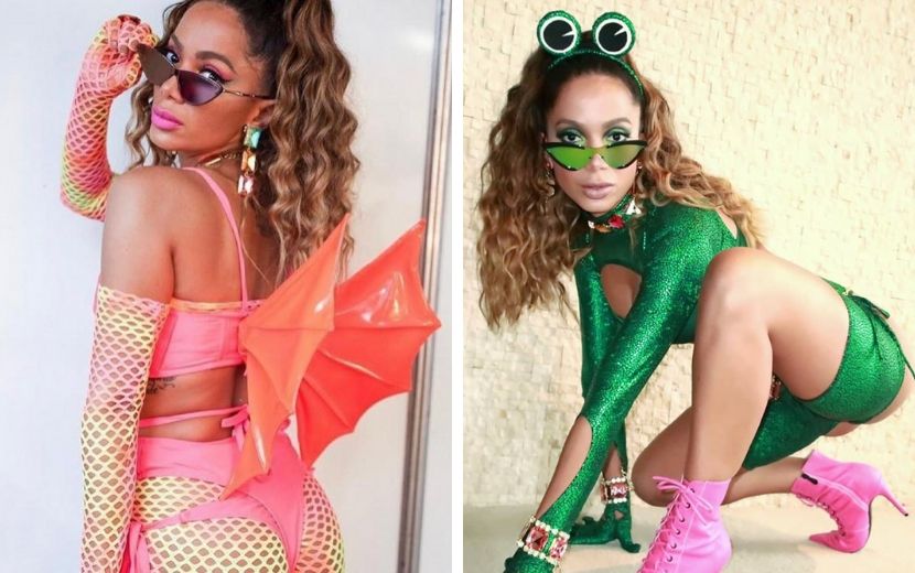 Anitta está se fantasiando de animais no Carnaval por um motivo super legal!
