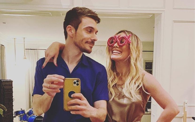 Hilary Duff e Matthew Koma estão se amando muito no Valentine's Day