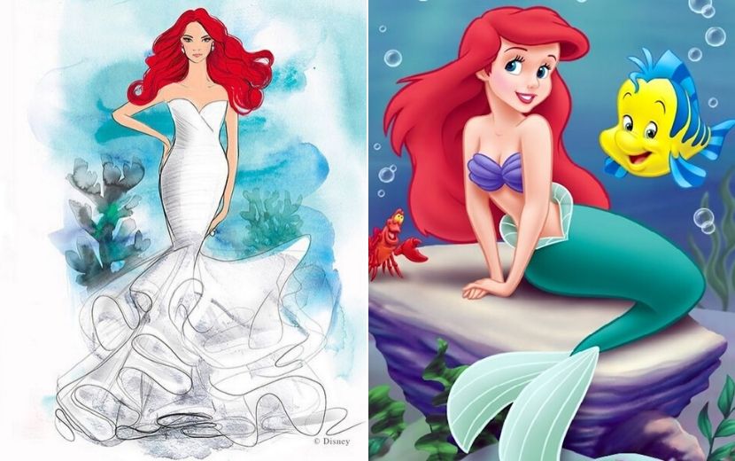 Sonho! Disney lança vestidos de noiva inspirados nas nossas princesas favoritas