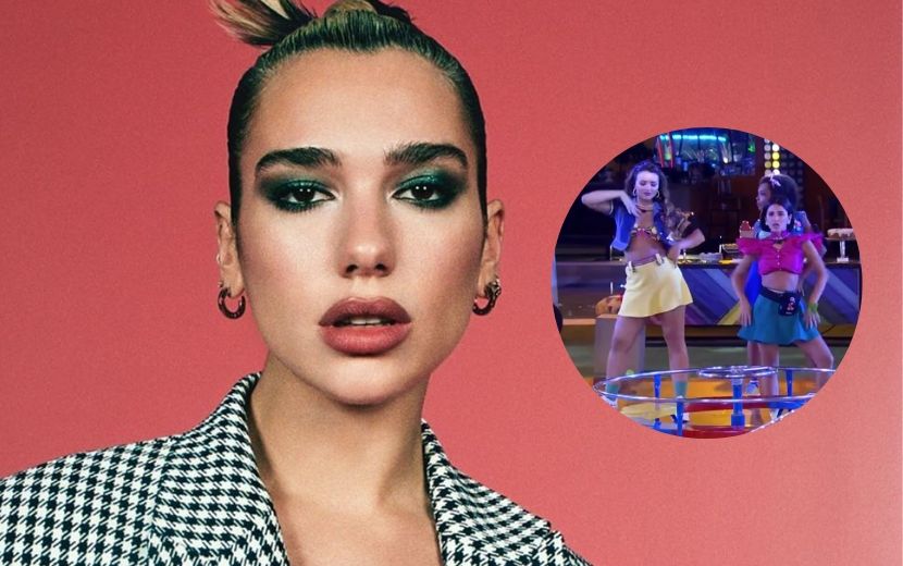 BBB20: Dua Lipa compartilha vídeo de Manu Gavassi comandando coreografia de "Don't Start Now"