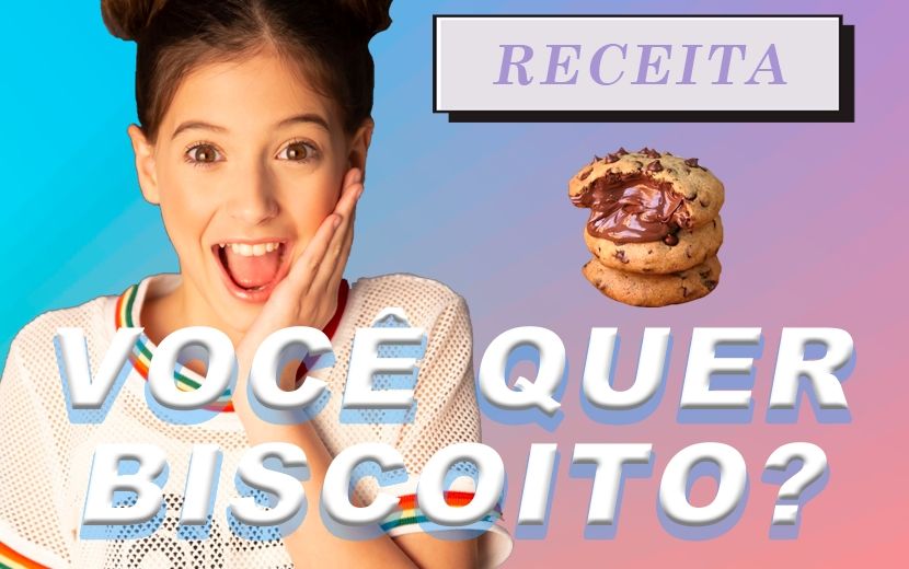 Você quer biscoito, miga? Que tal uma receita de cookie com apenas 6 ingredientes?