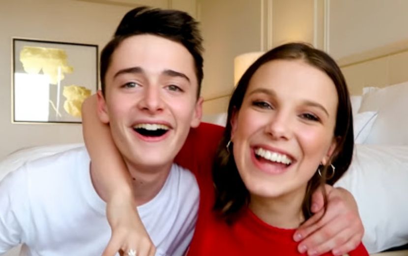 Você precisa assistir este dueto entre Millie Bobby Brown e Noah Schnapp no TikTok!