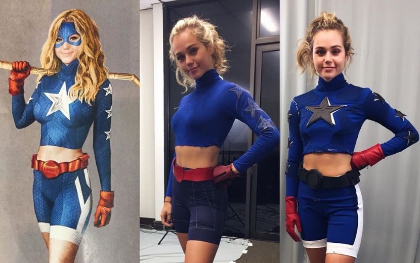 Protagonista de Stargirl mostra processo de criação do figurino da heroína!