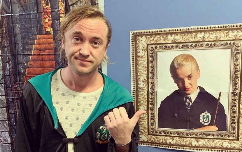 Tom Felton faz teste para descobrir casa de Hogwarts e o resultado não saiu como o esperado!