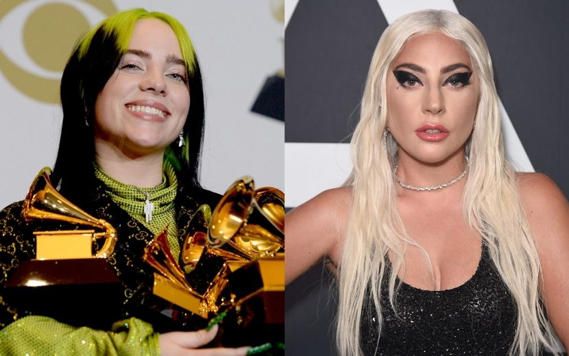 Lady Gaga se oferece para ajudar Billie Eilish a dar os próximos passos na carreira