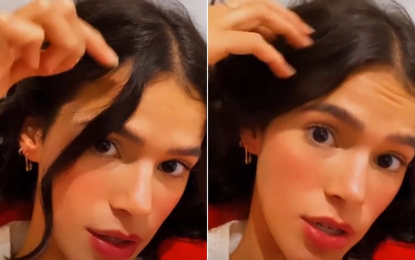 Bruna Marquezine arrasa ao mostrar transição capilar: "Cachinhos voltando"