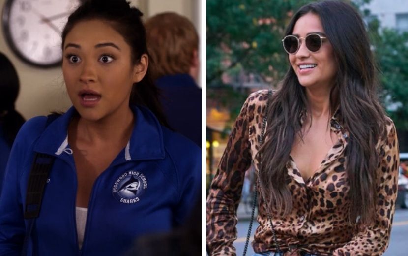 Shay Mitchell recria looks de personagens de “Pretty Little Liars” e “You” em vídeo do TikTok